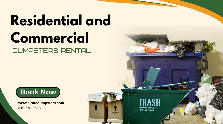 Residential and Commercial Dumpsters Rental Orange CA