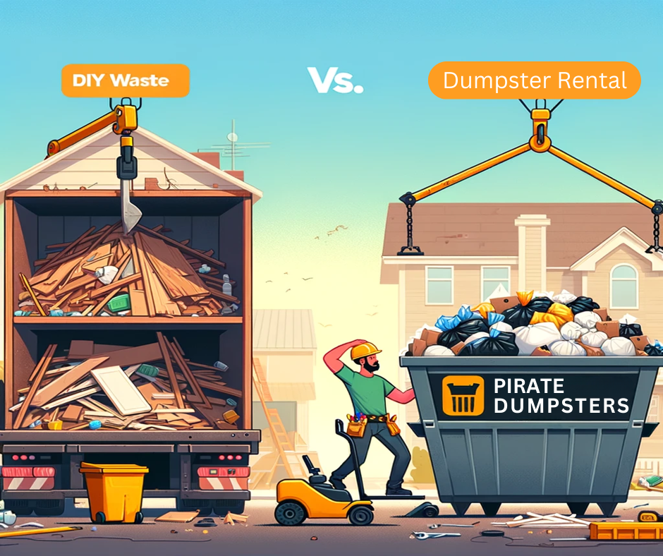 Dumpster Rental vs. DIY Waste