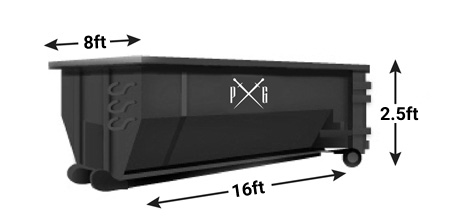 10 yards dumpster