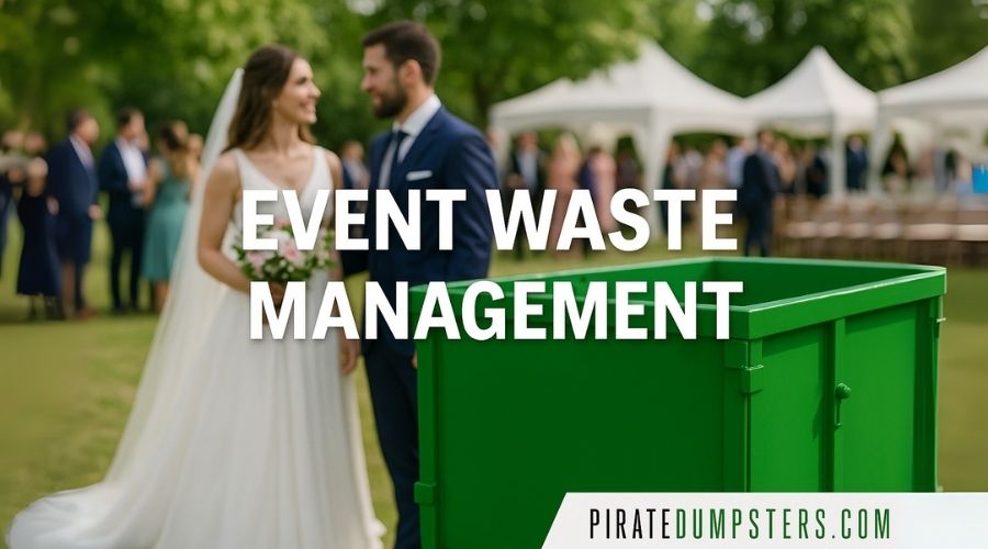 Event dumpster rental services - piratedumpsters