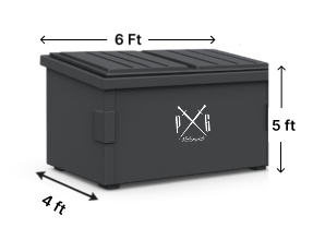 3 Cubic Yard Dumpster