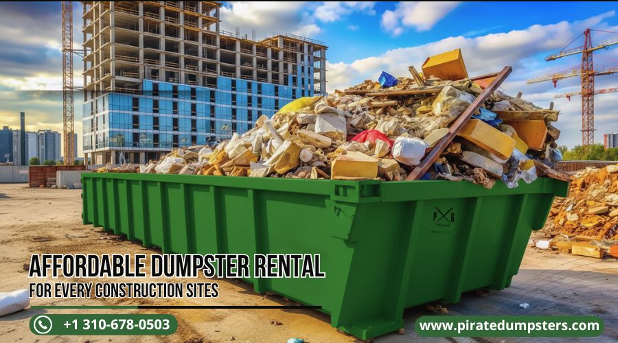 Affordable Construction Waste Dumpster in CA