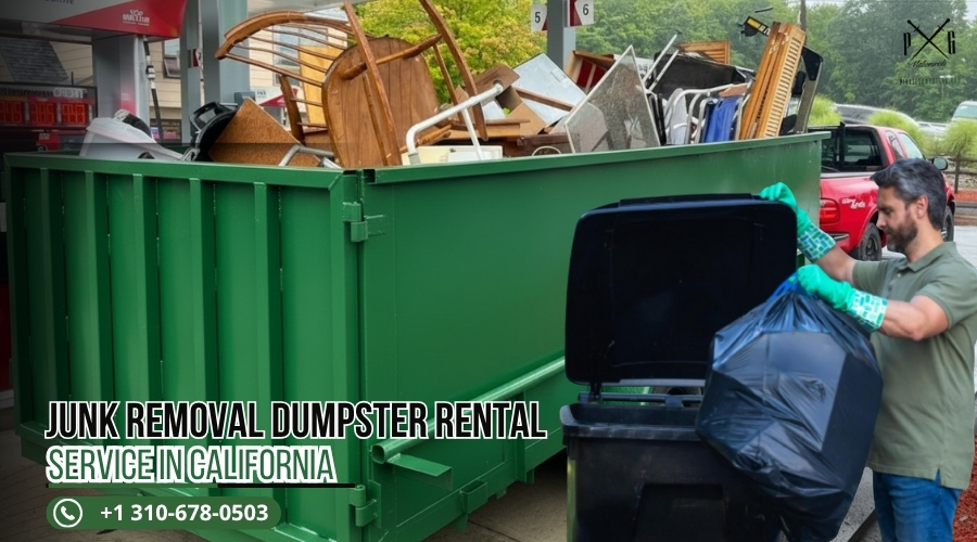 Junk Removal Dumpster Rental CA