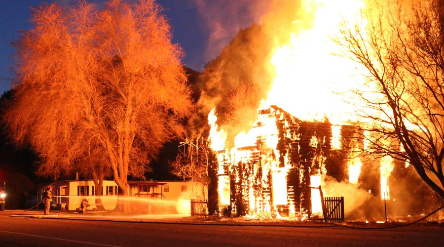 Emergency fire cleanup dumpsters