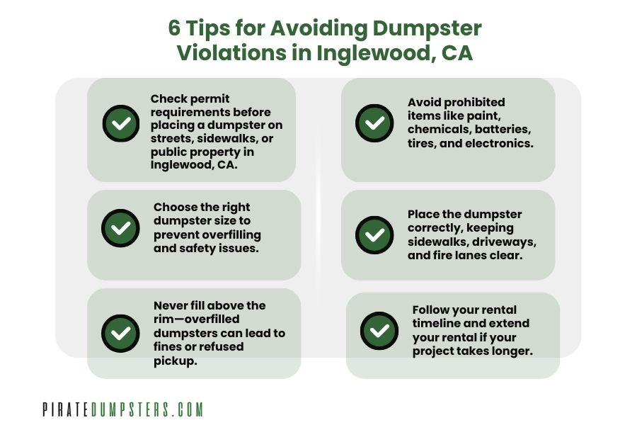 Common Dumpster Violations tips